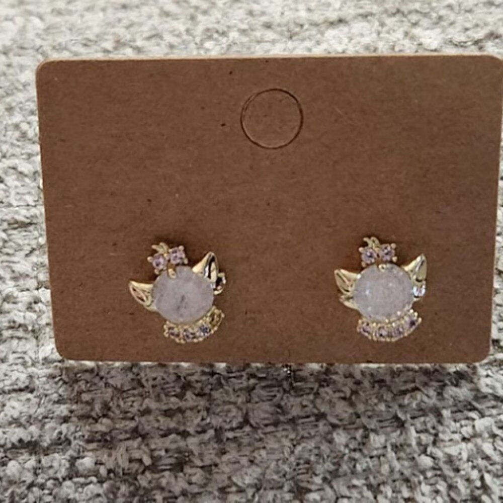 The Aristocats Marie Cat Earrings
